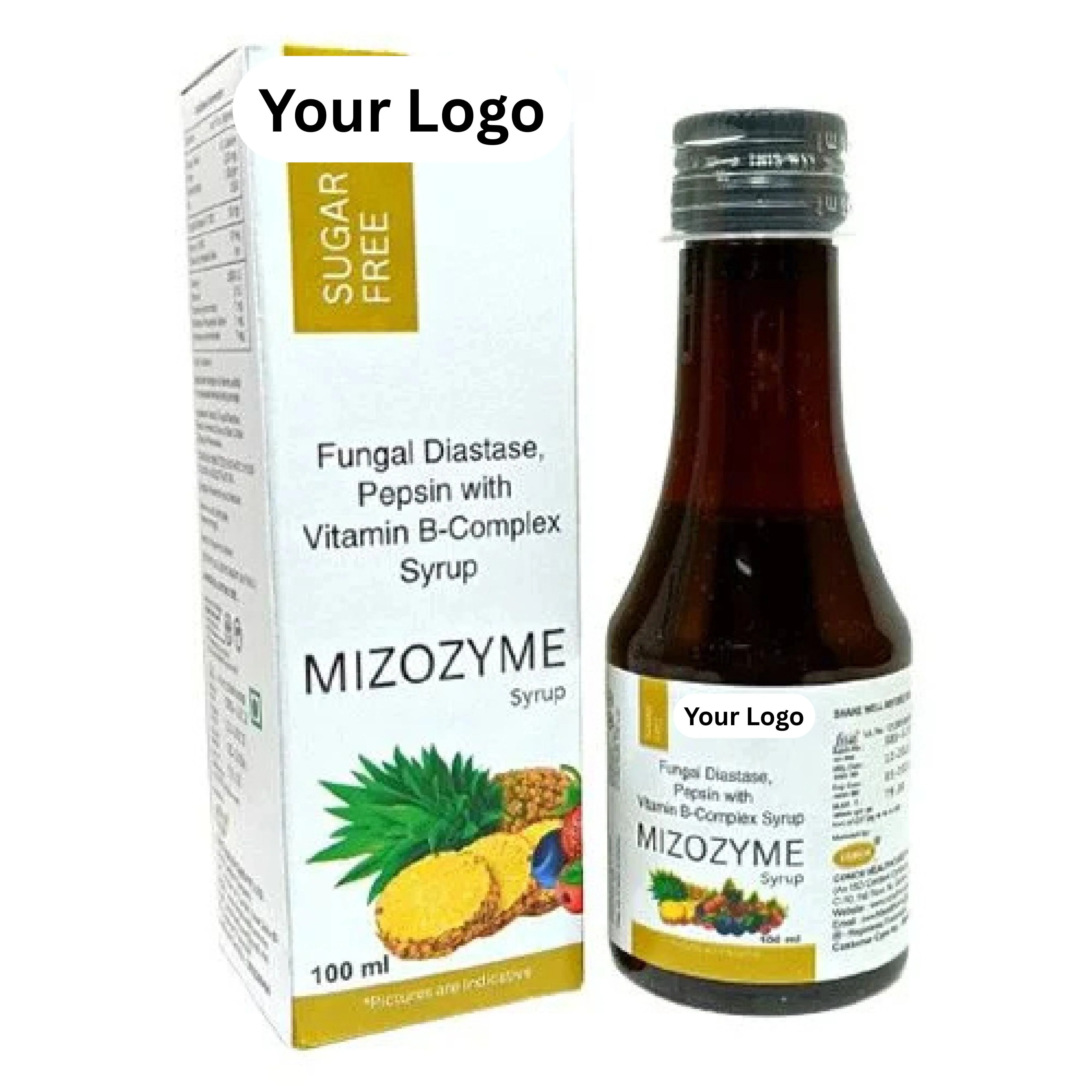 Fungal Diastase + Pepsin With B-complex Syrup