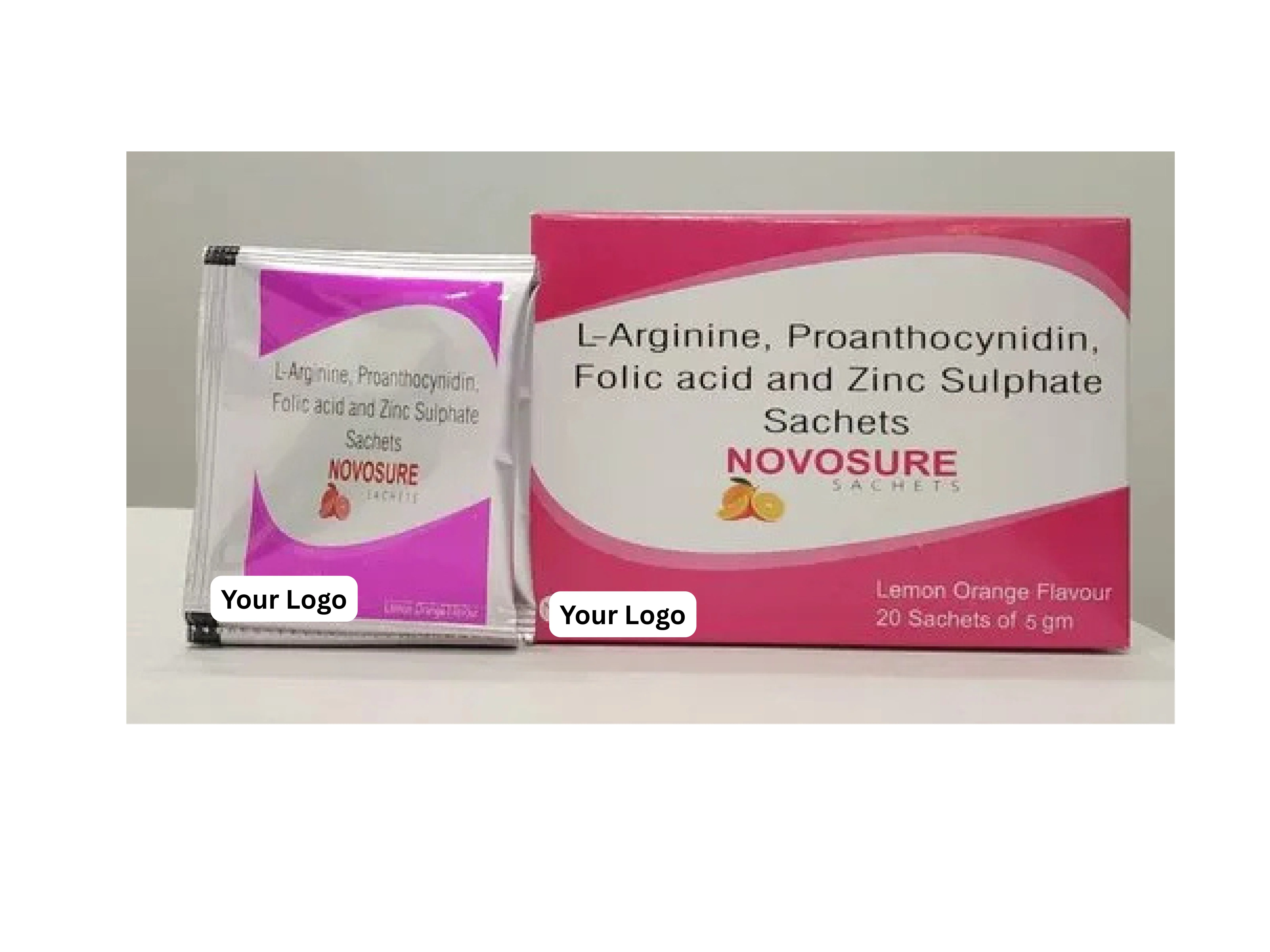 L-arginine, Proanthocyanidin, Folic Acid + DHA Sachet (5g)