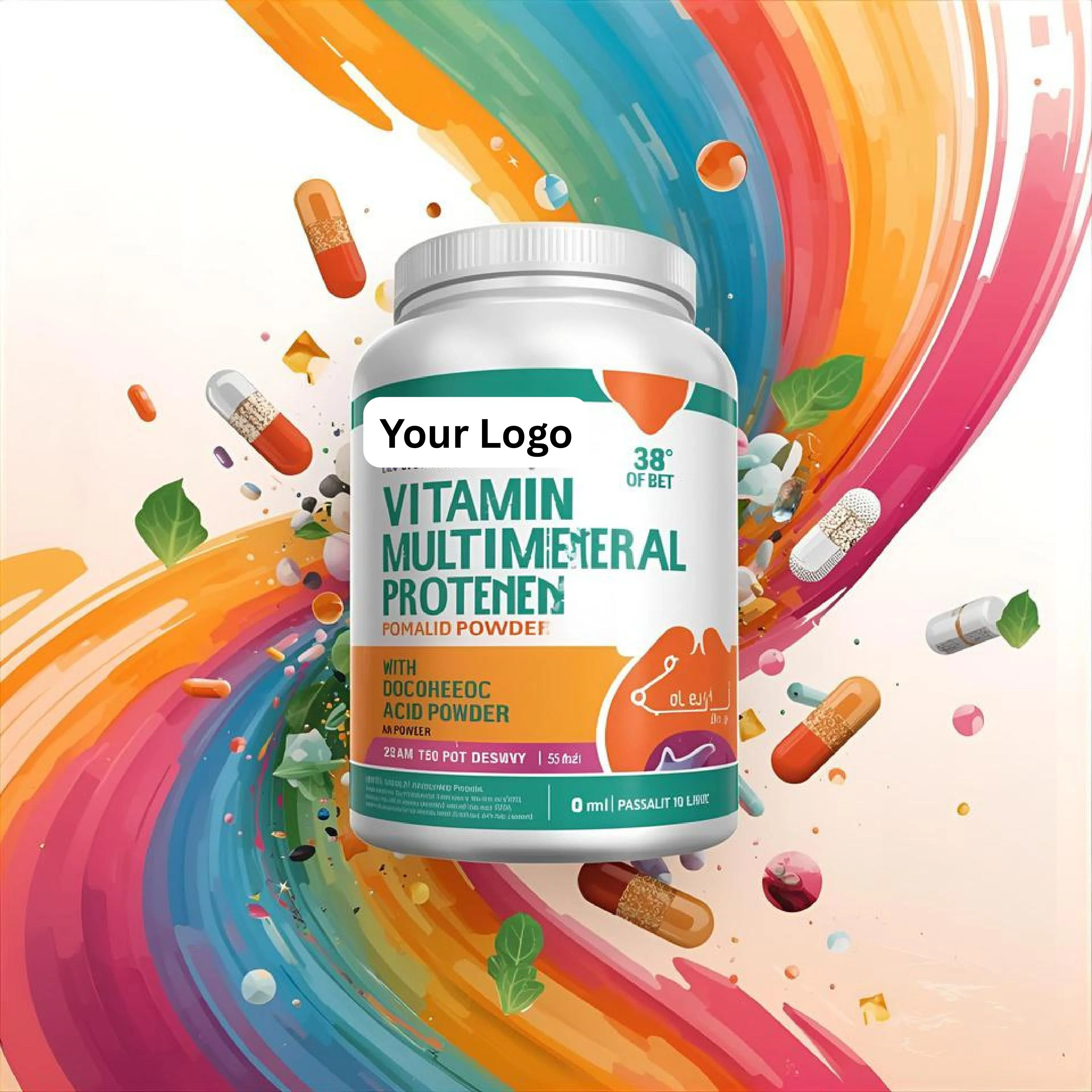 Vitamin, Multimineral And Docosahexaenoic Acid Protein Powder